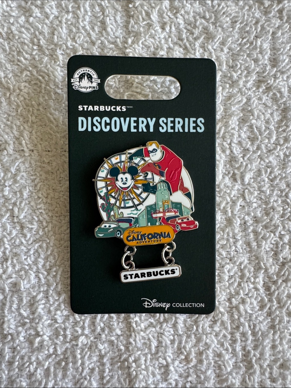 Starbucks Discovery Series Disney California Adventure Pin